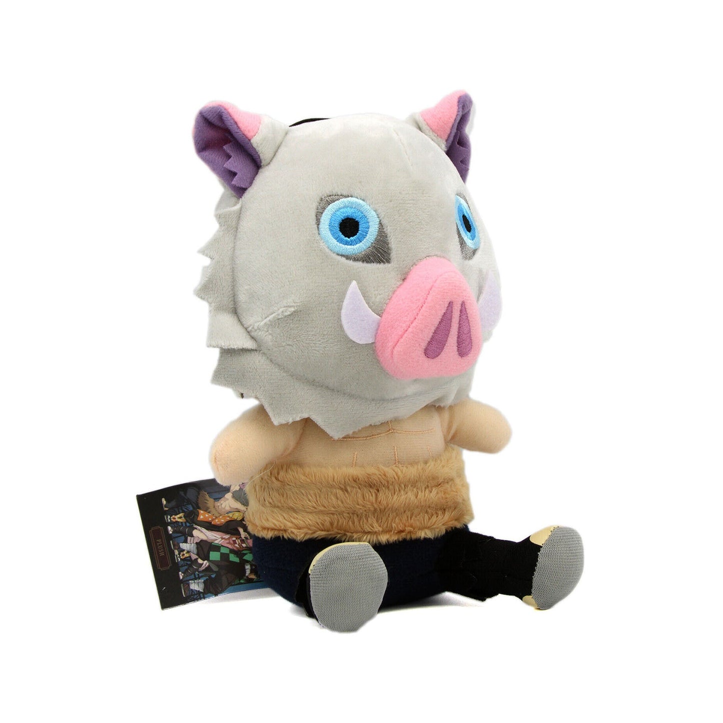 Demon Slayer Inosuke Sitting 7 Inch Plush Figure