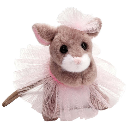 Douglas Tippy Toe Mouse With Tutu 4 Inch Plush Figure